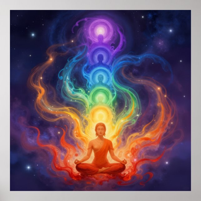 The 7 Chakras Poster (Front)