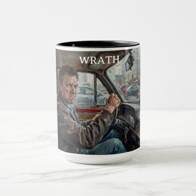 The 7 Satanic Virtues: Wrath  Mug (Center)