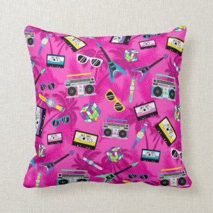 The 80s throw pillow