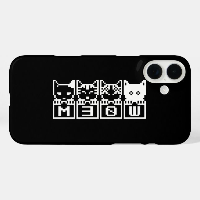 THE 8-BIT CATS M30W Case-Mate iPhone CASE (Back (Horizontal))