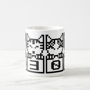 THE 8-BIT CATS M30W COFFEE MUG