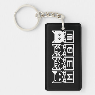 THE 8-BIT CATS M30W KEYCHAIN