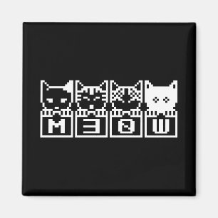 THE 8-BIT CATS M30W MAGNET