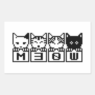 THE 8-BIT CATS M30W STICKER