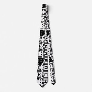 THE 8-BIT CATS M30W TIE