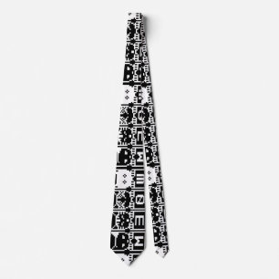 THE 8-BIT CATS M30W TIE