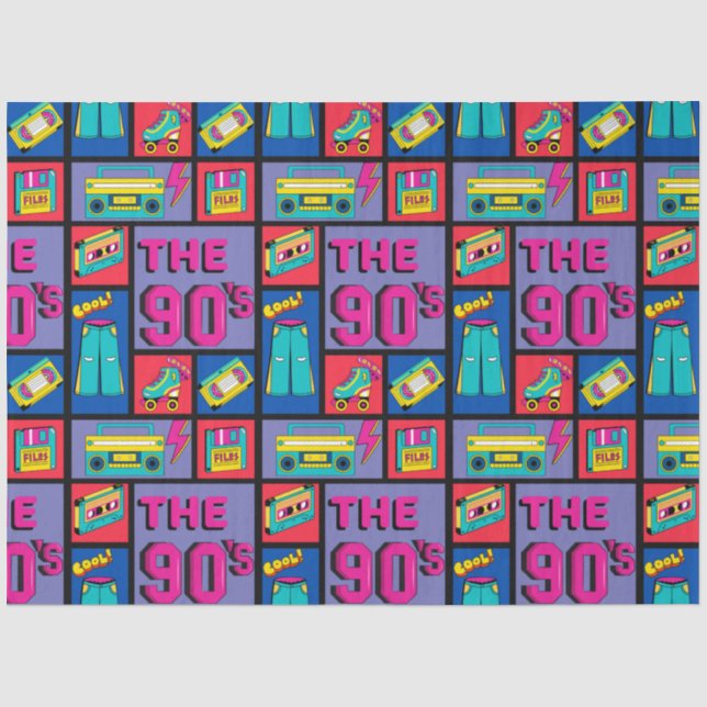 The 90's tissue paper (Front)
