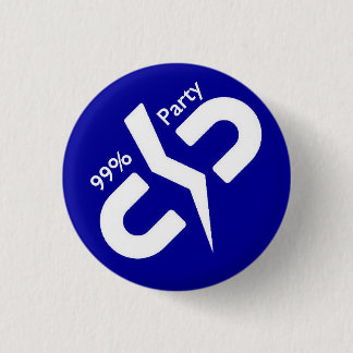 The 99% Party 1 Inch Round Button