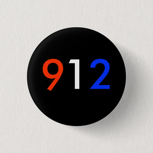 The 9-12 Project 1 Inch Round Button (Front)