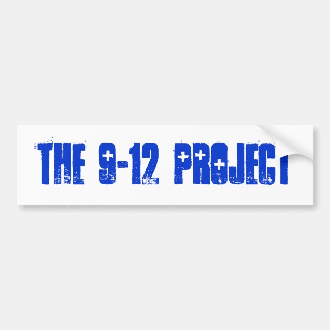 THE 9-12 PROJECT BUMPER STICKER (Front)