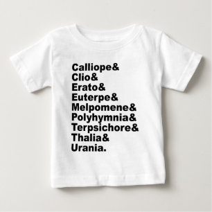 The 9 Muses As Made Popular By Greek Mythology Baby T-Shirt