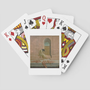 The Abandoned (oil on panel) Playing Cards