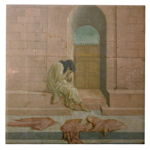 The Abandoned (oil on panel) Tile