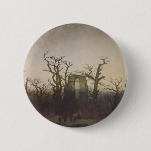 The Abbey in the Oakwood 2 Inch Round Button