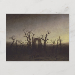 The Abbey in the Oakwood - Caspar David Friedrich Postcard