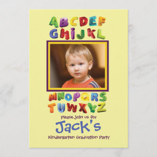 The ABC's Photo Invitation