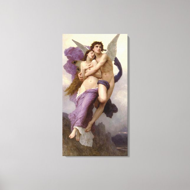 ‘The Abduction of Psyche’ by Bouguereau Canvas Print (Front)