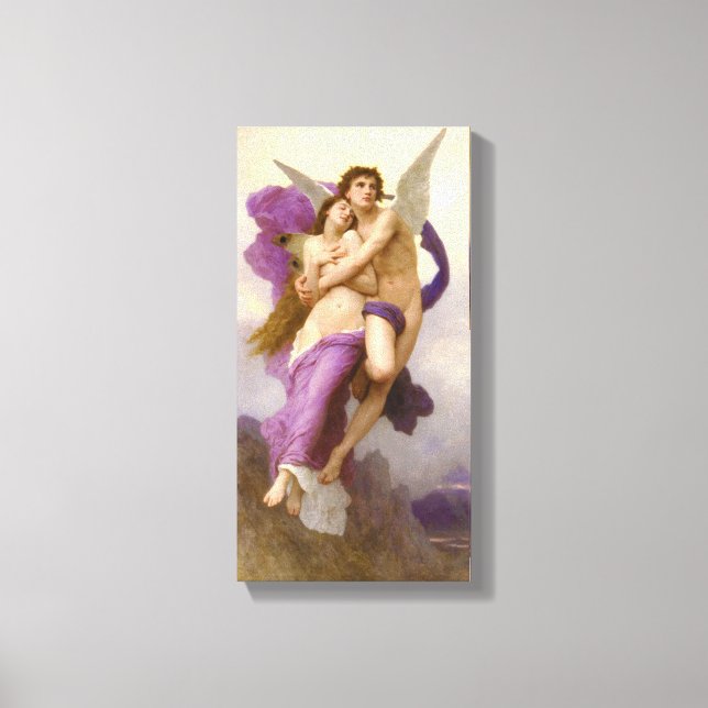 The abduction of Psyche – William Bouguereau   Canvas Print (Front)