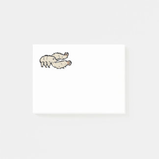 the abominable yeti crab post-it notes