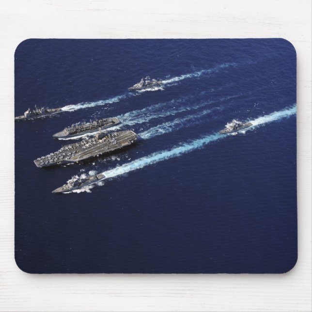 The Abraham Lincoln Carrier Strike Group ships Mouse Pad (Front)
