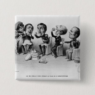 The Absolute Kings Forced to Swallow the Pill 2 Inch Square Button