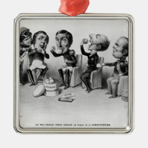 The Absolute Kings Forced to Swallow the Pill Metal Ornament