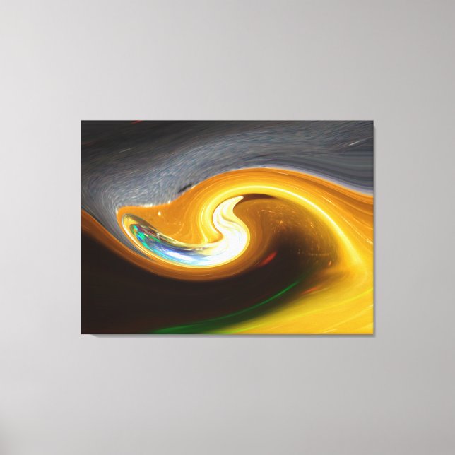 The abstract Trumpet Canvas Print (Front)