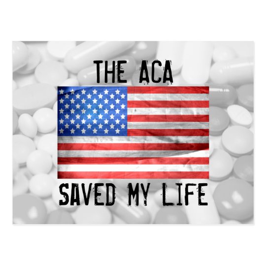 The ACA Saved My Life Postcard