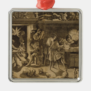 The Academy of Baccio Bandinelli, 1547 Metal Ornament