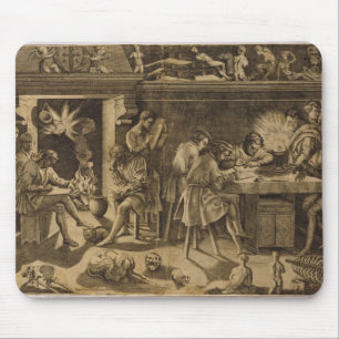 The Academy of Baccio Bandinelli, 1547 Mouse Pad