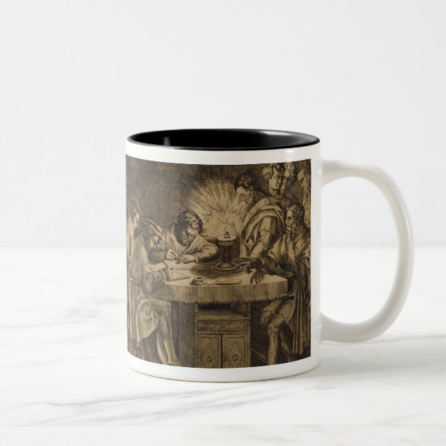 The Academy of Baccio Bandinelli, 1547 Two-Tone Coffee Mug (Right)