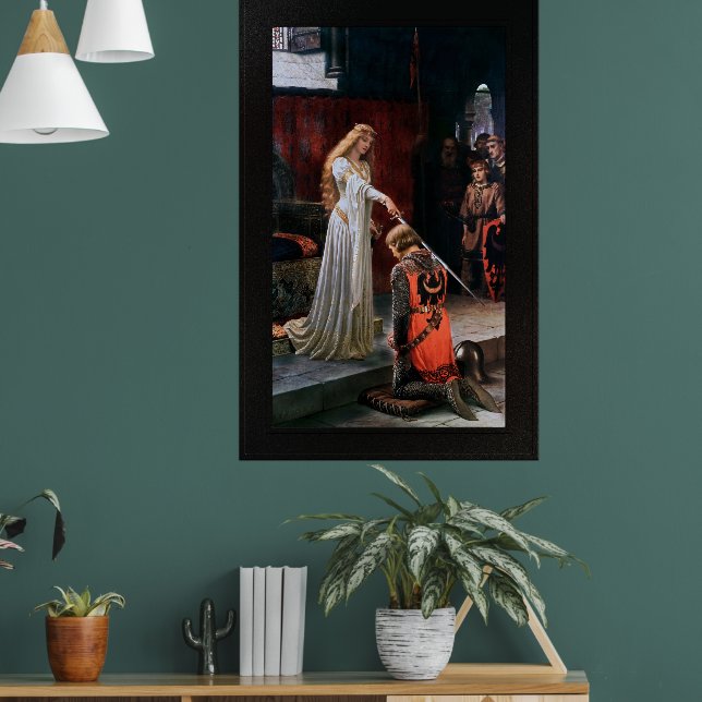 The Accolade by Edmund Blair Leighton Poster (Living Room 1)