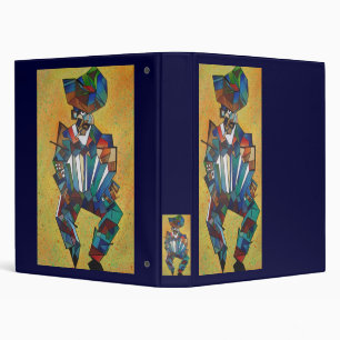 The Accordionist Cubism Art Binder