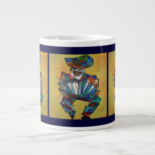 The Accordionist Cubism Art Large Coffee Mug