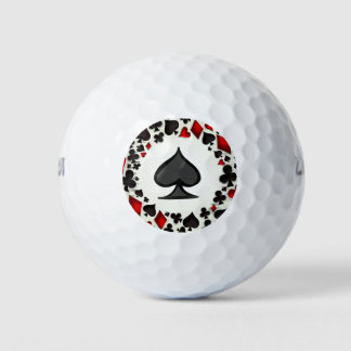 "The Ace Of Spades" Golf Balls