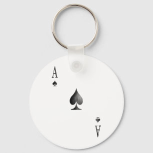 The Ace of Spades Keychain