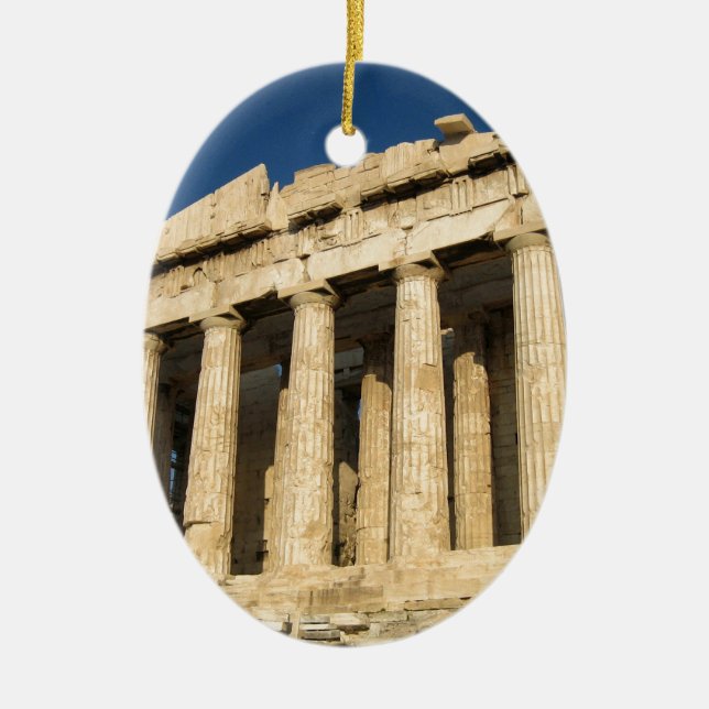 The Acropolis Ceramic Ornament (Front)