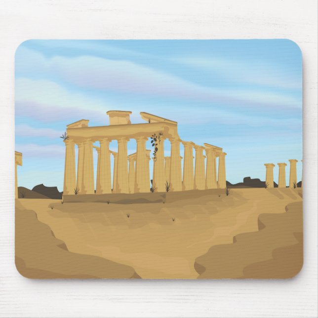 The Acropolis of Athens Mouse Pad (Front)