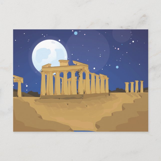 The Acropolis of Athens Postcard (Front)