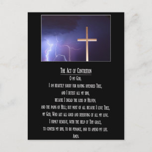 The Act of Contrition Prayer.jpg Postcard