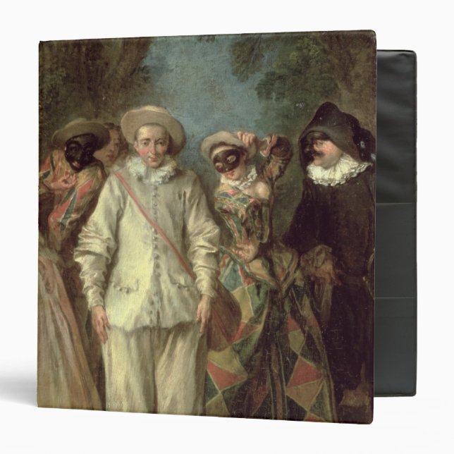 The Actors of the Commedia dell'Arte Binder (Front/Inside)