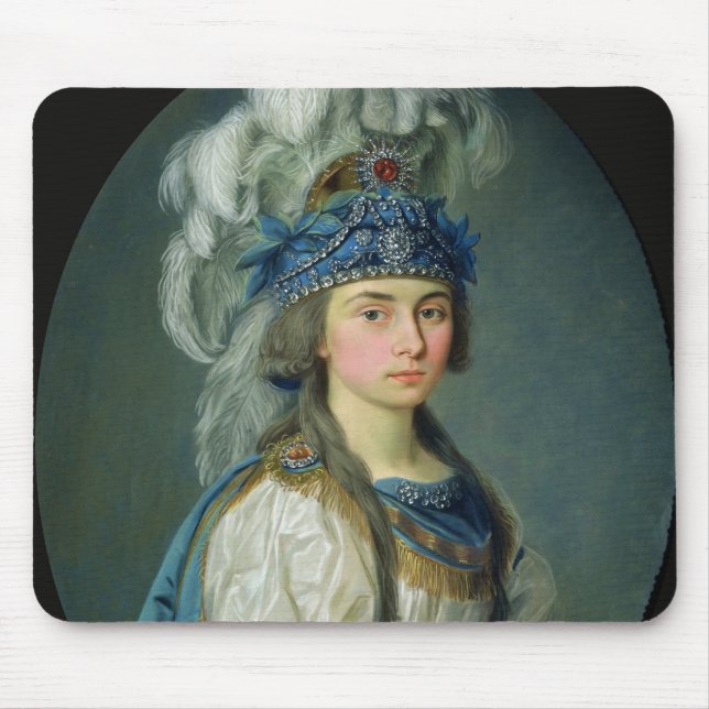 The actress and singer Praskovya Zhemchugova Mouse Pad (Front)