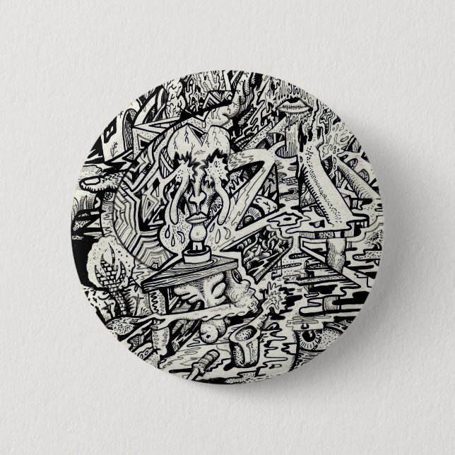 The Adept, or, A Freakish Transfiguration 2 Inch Round Button (Front)