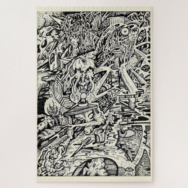 The Adept, or, A Freakish Transfiguration Jigsaw Puzzle (Vertical)