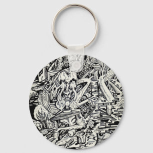 The Adept, or, A Freakish Transfiguration Keychain