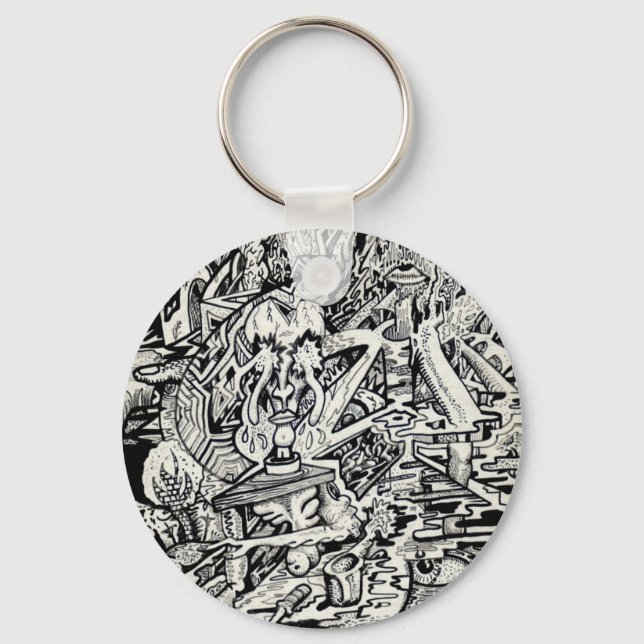 The Adept, or, A Freakish Transfiguration Keychain (Front)