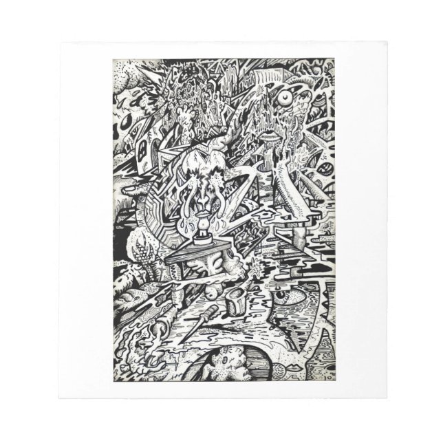 The Adept, or, A Freakish Transfiguration Notepad (Front)