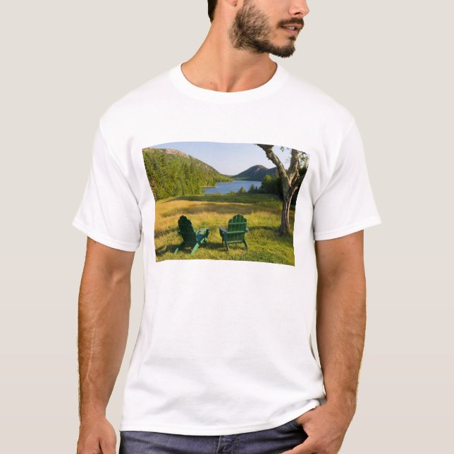 The Adirondack Chairs on the lawn of the Jordan T-Shirt (Front)
