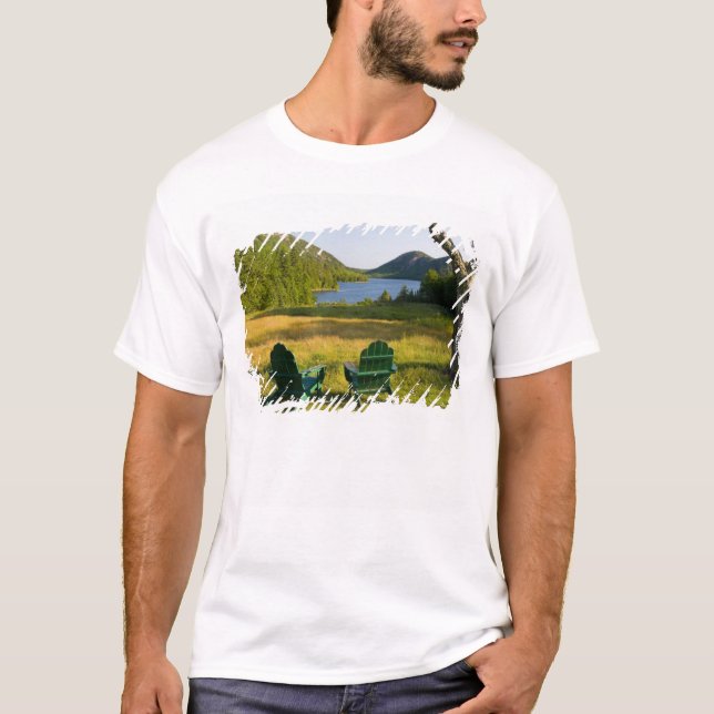 The Adirondack Chairs on the lawn of the Jordan T-Shirt (Front)
