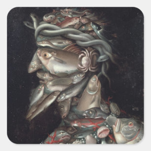 The Admiral Square Sticker